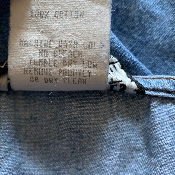 Vintage Chorus Blues Denim Maxi Dress - Picture 12 of 13